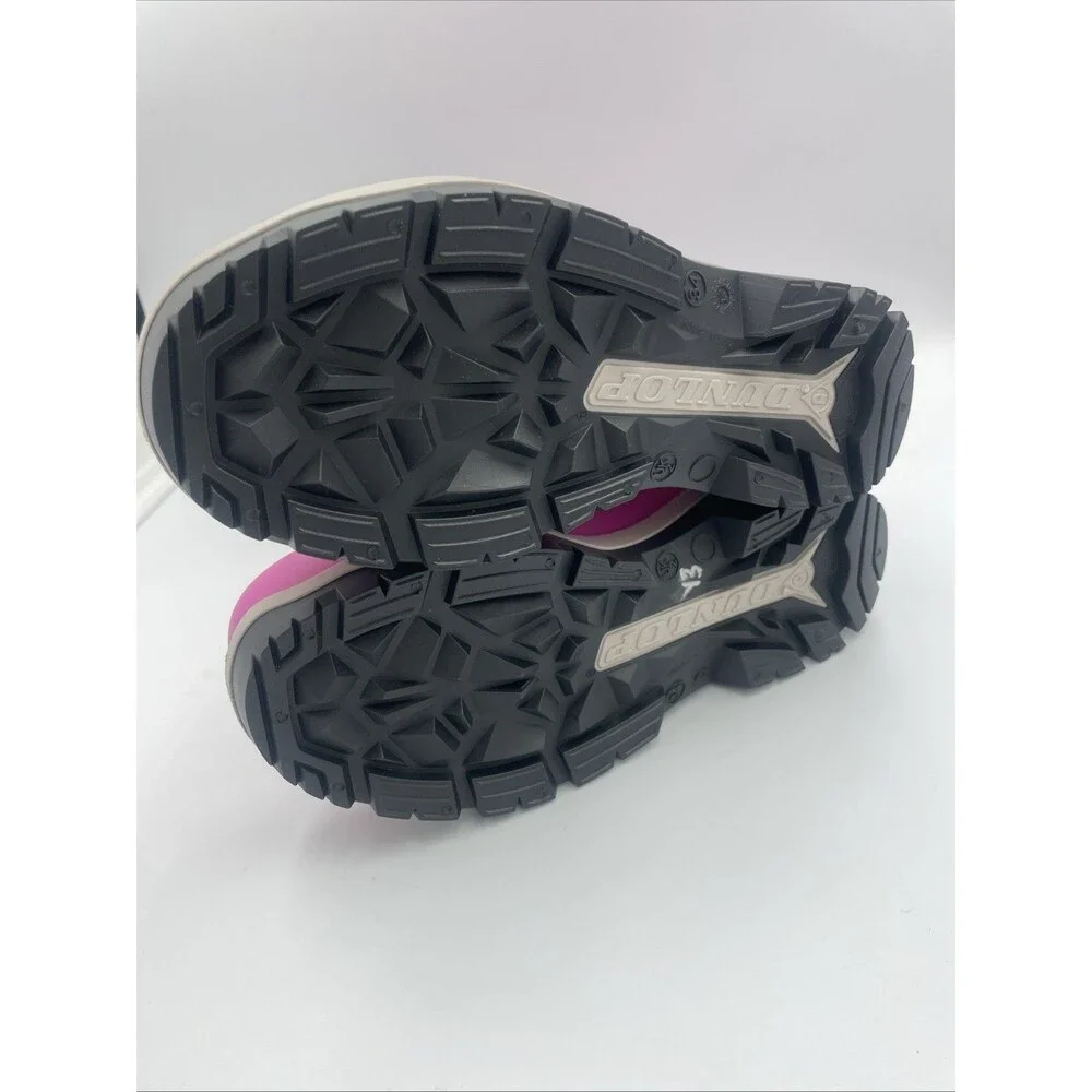 Girls Snow Boots Size 1 Black Pink Waterproof Winter Insulated Sintetico pull on